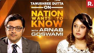 Tanushree Dutta Opens Up To Arnab Goswami On Nation Wants To Know | Full Episode