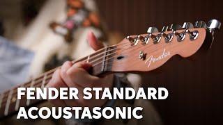 Fender Standard Series Acoustasonic Telecaster and Jazzmaster Guitar | Sound Demo | NAMM 2025