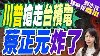 蔡正元:川普說謊 全世界最不怕美國課稅的就是台積電｜川普演說讚台積電世界最強 將在美打造「地表最強大晶片」｜川普搶走台積電 蔡正元炸了【鄭亦真辣晚報】精華版 @中天新聞CtiNews