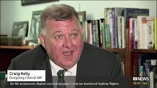 Craig Kelly resigns from the Liberal Party but will guarantee supply & confidence for Aus government