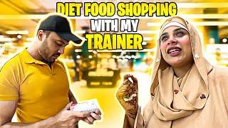 Diet Food Shopping With My Gym Trainer  Aj Kis K Ghar Dawat Thi 