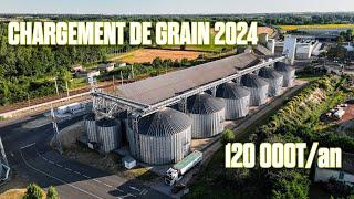 LA TRICHERIE : 120 000T de Céréales/ AN : CHARGEMENT de GRAIN DIFFÉRENT grâce à la Trans Express !