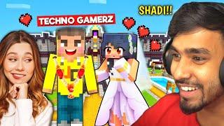 @TechnoGamerzOfficial  GETTING MARRIED WITH HIS GIRLFRIEND IN MINECRAFT | Techno Gamerz | Minecraft