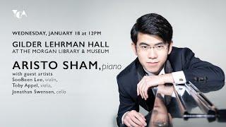 Pianist Aristo Sham Live from The Morgan Library & Museum