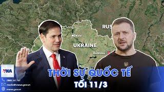 Thời sự Quốc tế tối 11/3. Mỹ tuyên bố Ukraine phải nhượng lãnh thổ cho Nga; Israel không kích Syria