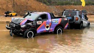 Off-road vehicle water-crossing race—BYD Leopard 5 excels