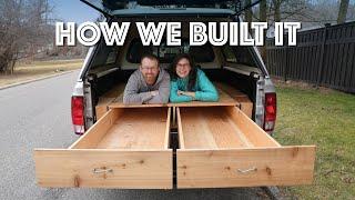 Our Truck Bed Drawers Build (Easy, Simple & Removable!)