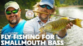 FLY FISHING for Smallmouth Bass (Streamers + Poppers)