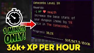 Fastest way to lv up in catacombs! (36k+ xp/h) | Hypixel Skyblock Dungeons - The Catacombs