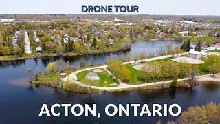  Majestic Acton, Ontario: A Breathtaking 4K Aerial Adventure! 