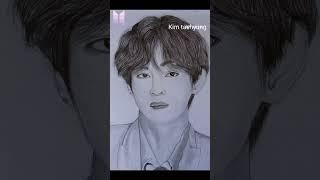 How to draw BTS Kim taehyung#(김태형) V Drawing@Saniya Art Class