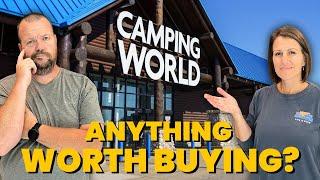 What's Inside CAMPING WORLD? Refreshing Our Memory on ANY Necessary RV PRODUCTS We Might Need...