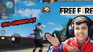 3V3 FREE FIRE GAMEPLAY 