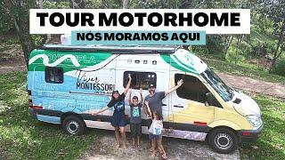 AQUI MORAM 4 PESSOAS - TOUR MOTORHOME EM FAMÍLIA