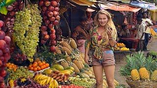 Exploring the Vibrant Kandy Market in Sri Lanka  Fruit Paradise!