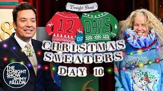 12 Days of Christmas Sweaters 2022: Day 10 | The Tonight Show Starring Jimmy Fallon