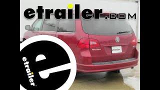 etrailer | DIY 2012 Volkswagen Routan Installation for the Curt Trailer Hitch Receiver