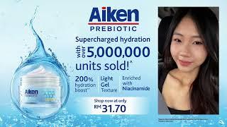 Avoid cakey makeup with #AikenPrebiotic Gel Moisturiser