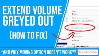 Extend Volume Greyed Out in Windows 11 [FIX]