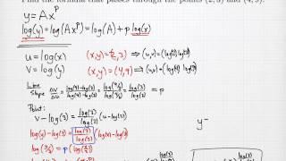 Power and Exponential Models