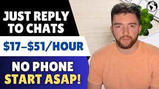 5 Work From Home Chat Messaging Jobs That Pay $17-$51/Hour | No Phone Calls