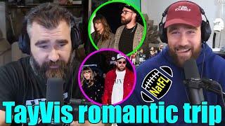 Travis Kelce gives awkward summary of romantic trip in NYC with Taylor Swift on New Heights