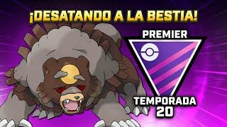 ¡URSALUNA OSCURO 100% IVs DESTROZANDO con ESTE EQUIPAZO en LIGA MASTER PREMIER! - PVP GBL POKEMON GO