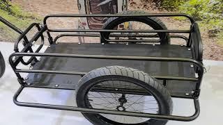 Foldable Bike Cargo Trailer-TC2027/Foldable Bike Cargo Trailer Bicycle Cart Wagon Trailer with Hitch