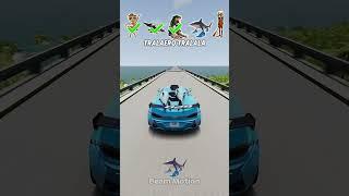 🪵Italian Brainrot Funk BeamNG DRIVE Car Jump Challenge   #beamngdrive #italianbrainrot