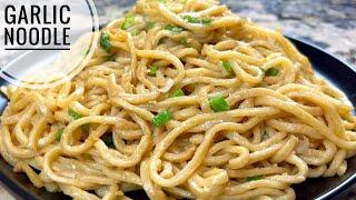 Garlic Noodles Recipe | Garlicky, Saucy And Easy Noodles Recipe