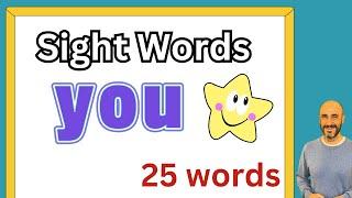 Sight Words - Learn 25 Sight Words