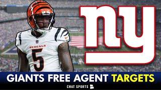 New York Giants 2025 Free Agent Targets ft. Tee Higgins & Asante Samuel Jr.