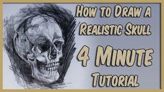 How to Draw a Skull   Easy Drawing Tutorial   Shading for Beginners