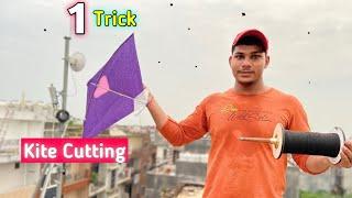 1 trick cut another kite | Kite flying | kite cutting |