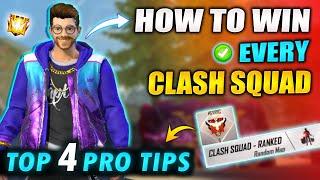 TOP 4 CLASH SQUAD TIPS AND TRICKS IN FREE FIRE - FIREEYES GAMING - GARENA FREE FIRE