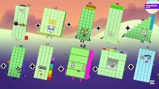 NUMBERBLOCKS ADDING UP TO 10 GIANT NUMBERS |ADDITION OF BIG NUMBERS| @Educationalcorner110 episode 1