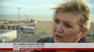 Karen Constantine on BBC South East Today: Ramsgate Port Funding Cuts