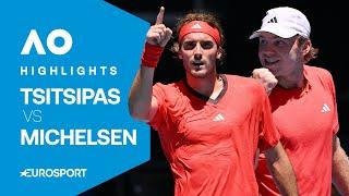 Stefanos Tsitsipas vs Alex Michelsen | Round One | Australian Open 2025 Highlights 