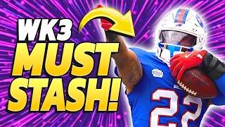 BEAT The BREAKOUT! Players To Stash NOW! | Week 3 Fantasy Football 2024