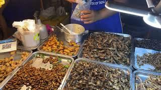 Dare to Taste the Exotic: Join Us for a Thai Street Food the Flavor in a Fried Insect Taste Test! 