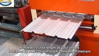 Roofing roll forming machine | Ag panels roll forming machine. Máy Cán Tôn | R panels | PBR panels