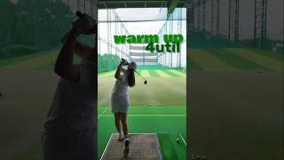 가볍게 툭툭 warm up #골프 #골프스윙 #골프연습 #golf #golfswing #배리굿샷