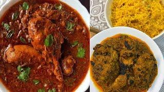 Chicken Changezi,তাওয়া পমফ্রেট ফ্রাই,বাসন্তি পোলাও / সপ্তমী উপলক্ষ্যে মায়ের জন্য রান্না করলাম