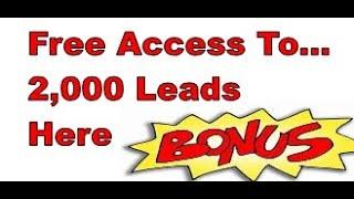 200K Opportunity Seekers Lead Swap  Training Video | Free 2,000  Opportunity Seeker Leads ️