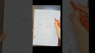 Drawing random characters until one of them go viral |Kamado Tanjitou #anime #demonslayer #drawing