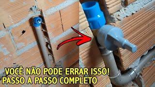 COMO FAZER ENCANAMENTO DO BANHEIRO PASSO A PASSO COMPLETO