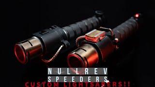 Pair of Tierfon Orbital NullRev Speeder Lightsabers