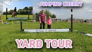 YARD TOUR + JUMPING MY NAUGHTY PONY CHERRY