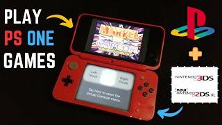 How To Play PS ONE Games With No Retroach In Nintendo 3DS Or 2DS XL