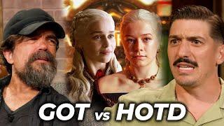 Dinklage & Schulz: The Difference Between Game of Thrones and House of the Dragon